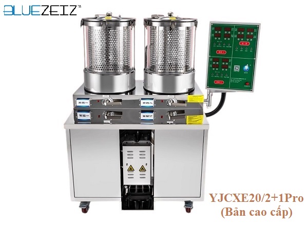 Thiết bị sắc thuốc 2 nồi đun và đóng túi thuốc tự động