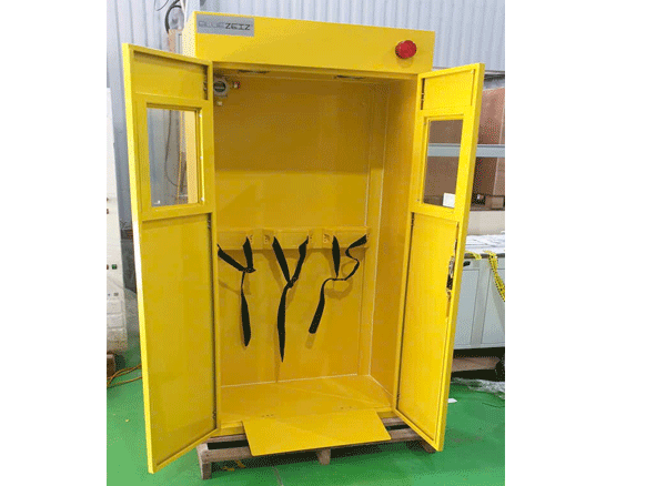 Tủ đựng bình khí có cảnh báo rò rỉ, 1200mm, 4 vị trí