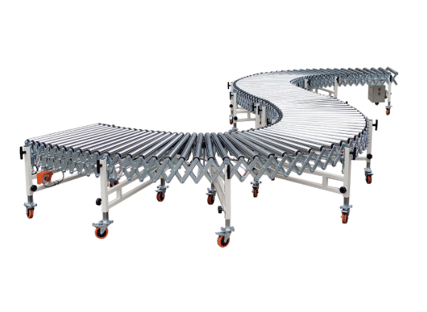 Băng tải truyền hàng có thể kéo ra gập vào