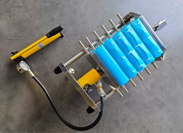 Máy lọc ép khung bản thực phẩm, bơm màng khí nén