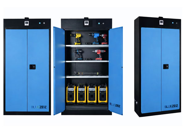 Tủ sạc dụng cụ, máy cầm tay 45Gal, màu xanh đen