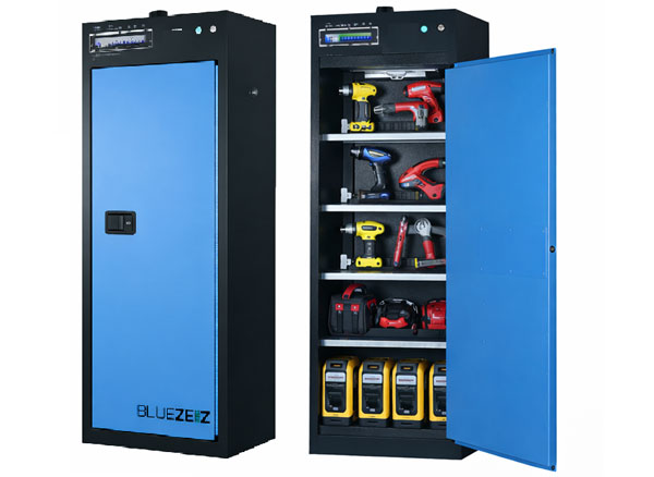 Tủ sạc dụng cụ, máy cầm tay 22Gal, màu xanh đen