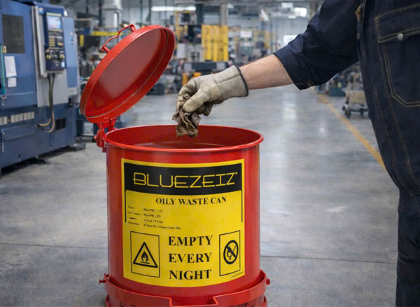 Thùng đựng rác thải dầu chống cháy, 10Gal - 35L