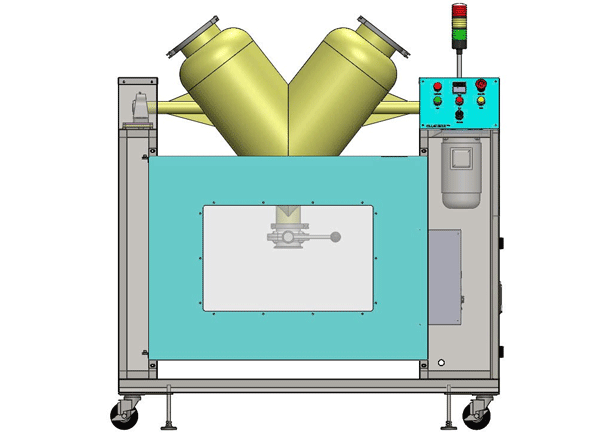 Máy trộn nguyên liệu chữ V, 50L