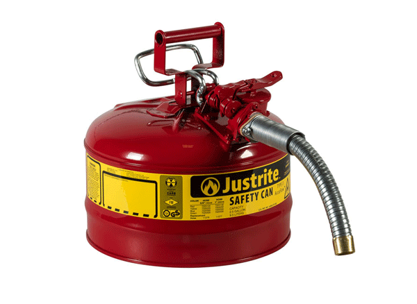 Can an toàn đựng hóa chất chống cháy 7225130, Justrite, 2.5Gal - 9.5L