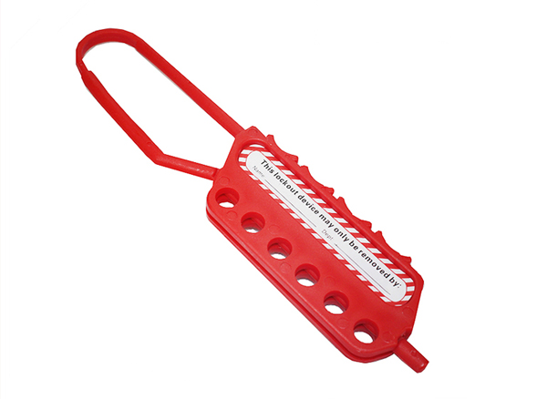 PP Non-conductive Safety Nylon Lockout Hasp, 6 holes