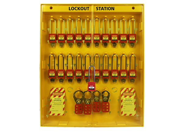 Lockout Station, 20 padlock